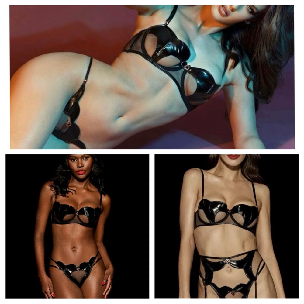 Honey Birdette Ella Set 2Pcs Bra32DDD/F+Thong XS